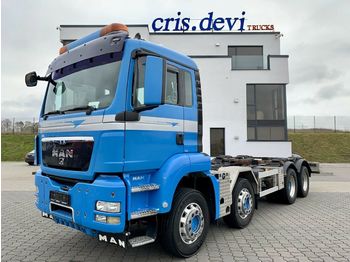 Camión chasis MAN TGS 35.480 8x4 BL Schubbodenhydraulik | Intarder