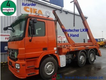 Camión portacontenedor de cadenas Mercedes-Benz 2546 Hüffermann Tele Deutscher LKW 1.Hd Retarder
