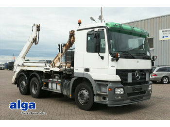 Camión portacontenedor de cadenas Mercedes-Benz 2641 Actros, 6x2, Meiller AK 16, 3 Achser, AHK!