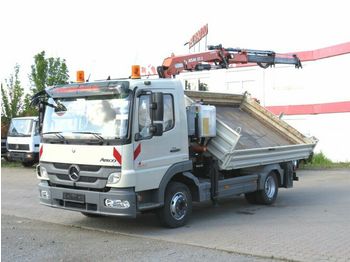 Camión volquete Mercedes-Benz Atego 822 K 2-Achs Kipper Kran