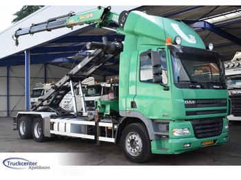 Camión con equipo de cable, Camión grúa DAF CF 85.380 Manuel, HMF 2820 K3 + Rotator, NCH, Euro 3, 6x2, Truckcenter Apeldoorn: foto 1