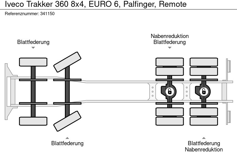 Leasing de Iveco Trakker 360 8x4, EURO 6, Palfinger, Remote Iveco Trakker 360 8x4, EURO 6, Palfinger, Remote: foto 14
