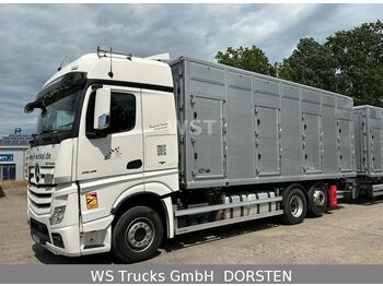 Camión transporte de ganado Mercedes-Benz Actros 2545 L BDF Menke Einstock "Neu" Mehrfach: foto 2