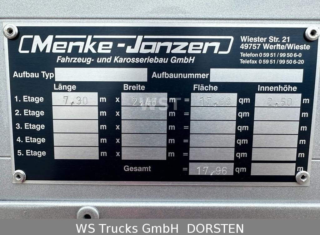 Camión transporte de ganado Mercedes-Benz Actros 2545 L BDF Menke Einstock "Neu" Mehrfach: foto 9