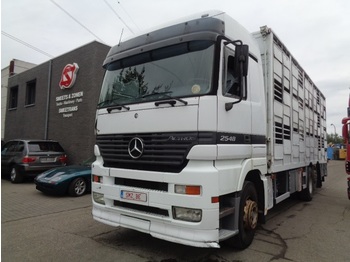 Camión transporte de ganado Mercedes-Benz Actros 2548 3 pedal retarder: foto 1