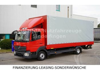 Camión lona Mercedes-Benz Atego 818L Pritsche 7,22m LBW Klima Euro-6: foto 1
