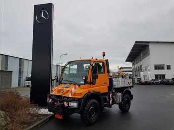 Camión volquete Mercedes-Benz UNIMOG U300 4x4 Kipper Hydrostat Zapfwelle Klima: foto 1