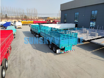 Camión caja abierta para transporte de materiales áridos nuevo SUNSKY Warehouse truck with full trailer: foto 2