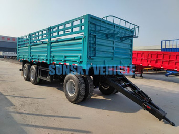 Camión caja abierta para transporte de materiales áridos nuevo SUNSKY Warehouse truck with full trailer: foto 5