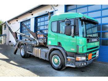 Camión portacontenedor de cadenas Scania 124 G 420 4x2 ATLAS ASK 133T Blatt/Blatt: foto 1