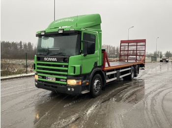 Camión portavehículos para transporte de equipos pesados Scania 94: foto 1