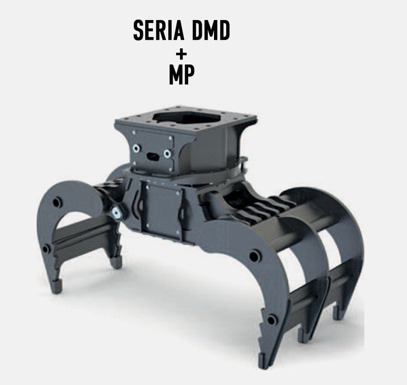 Pinza de manipulación para Maquinaria de construcción nuevo DEMOQ DMD 45 S Hydraulic Polyp -grab 130 kg: foto 9
