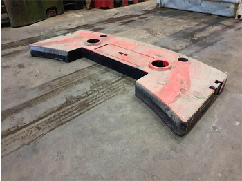 Contrapeso para Maquinaria de construcción Faun ATF 60-4 counterweight 2 ton: foto 2