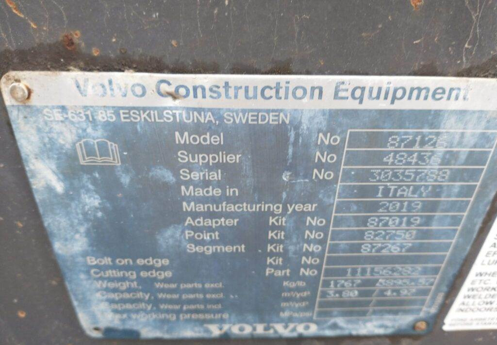 Cazo cargador para Maquinaria de construcción Volvo GP Schaufel 3,8/4,2 m³: foto 5