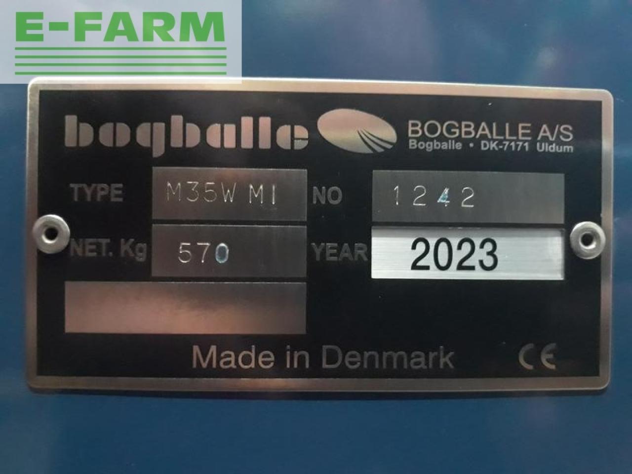 Esparcidor de fertilizantes Bogballe m35w: foto 23