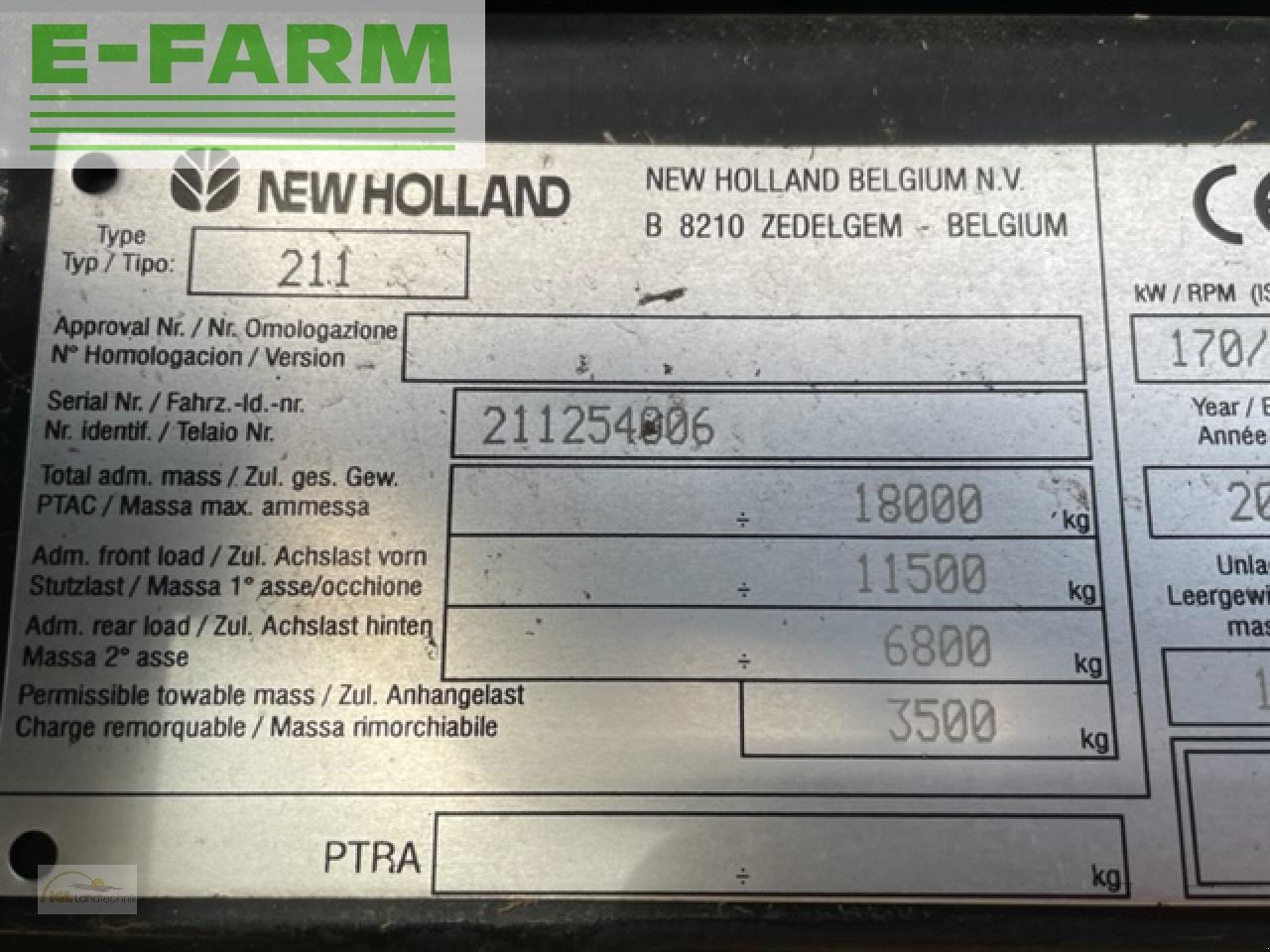 Cosechadora de granos New Holland cx 740: foto 20