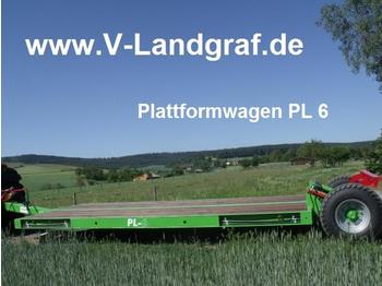 Unia Pl 6 - Remolque plataforma agrícola