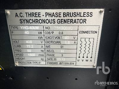 Generador industriale BAUER GENERATOREN 50 kVA: foto 16