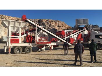 Trituradora móvil FABO MTK-100 USED MOBILE TERTIARY IMPACT CRUSHER | READY IN STOCK: foto 1