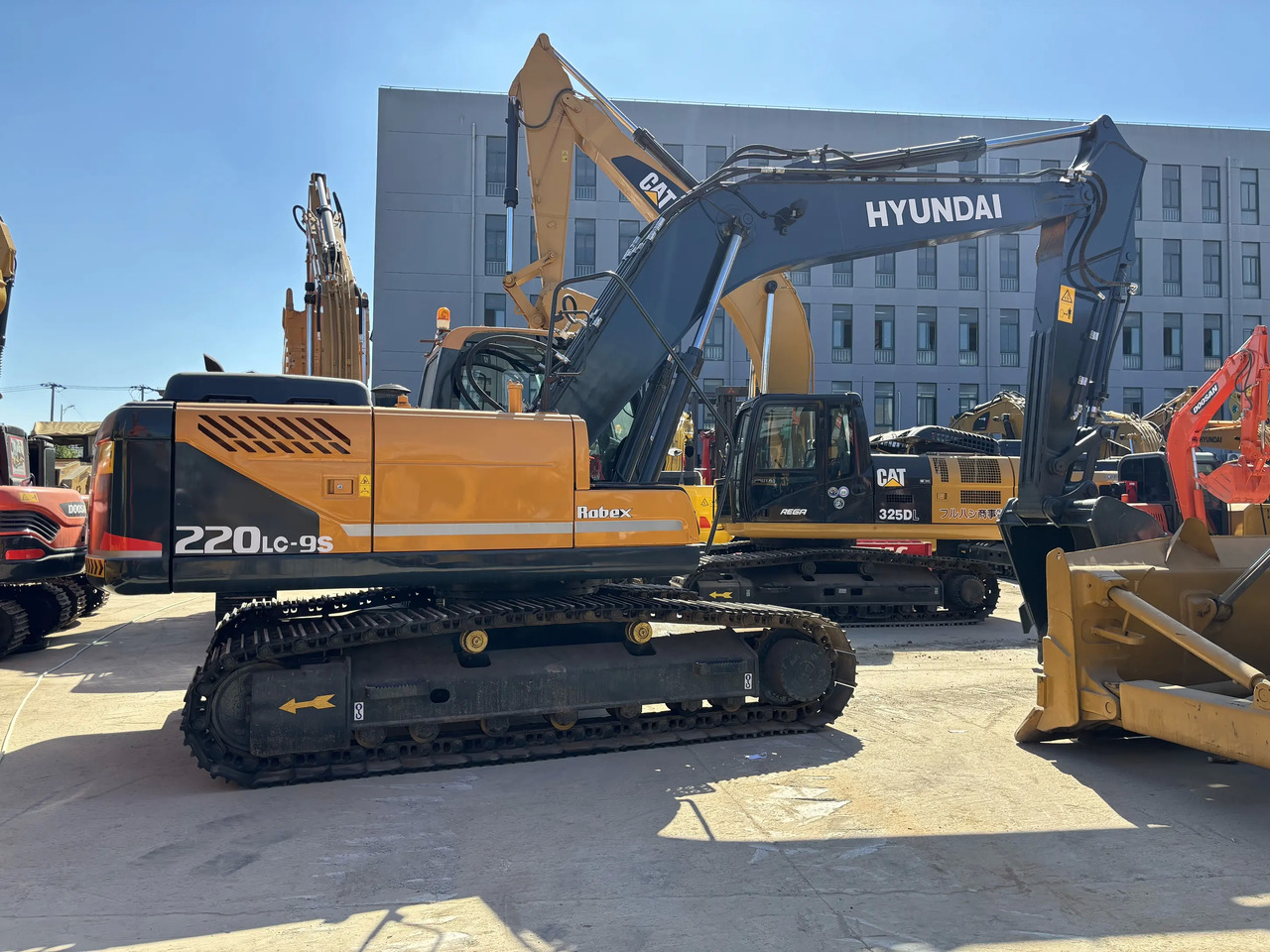 Excavadora de cadenas Hyundai used excavator 220LC-9S crawler excavator heavy equipment for sale: foto 6