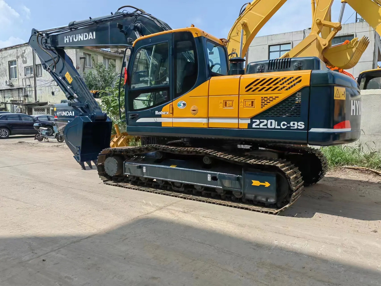 Excavadora de cadenas Hyundai used excavator 220LC-9S crawler excavator heavy equipment for sale: foto 4