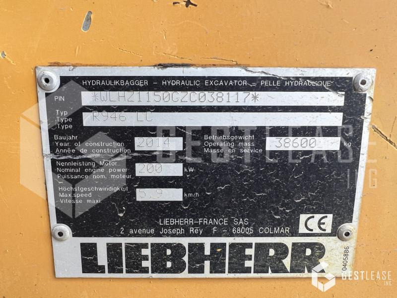 Excavadora de cadenas Liebherr R946 LC: foto 6