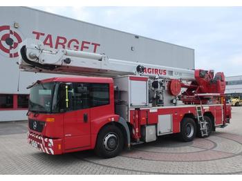 Camión con plataforma elevadora, Camión de bomberos Mercedes-Benz Econic 2629 Magirus ALP325 Work Lift 33Meter Fire: foto 1