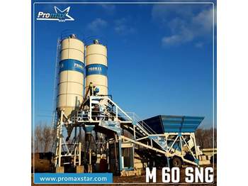 PROMAXSTAR Mobile Concrete Batching Plant PROMAX M60-SNG(60m³/h) - Planta de hormigón