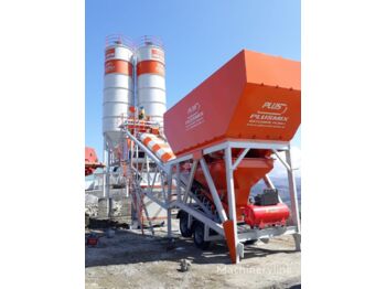 Planta de hormigón nuevo Plusmix 100 m³/hour Mobile Concrete Batching Plant - BETONYY ZAVOD - CEN: foto 3