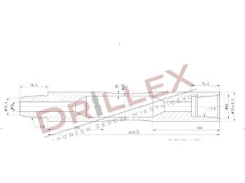 Perforadora direccional horizontal Vermeer D36x50 Φ68 4,5m Drill pipes, żerdzie: foto 1