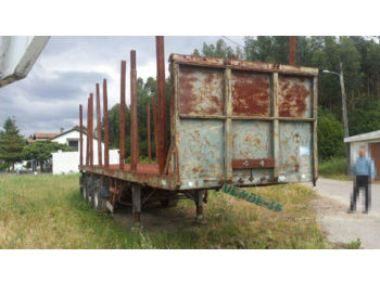 Remolque forestal, Semirremolque para transporte de madera MONTENEGRO: foto 1