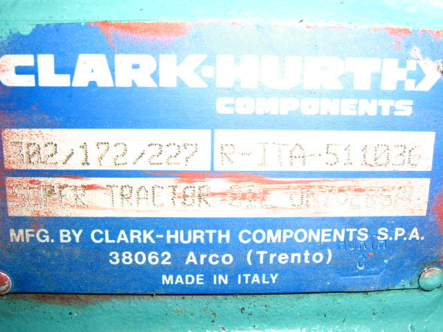 Eje posterior para Maquinaria de construcción Clark Hurth SUPER TRACTOR -: foto 2