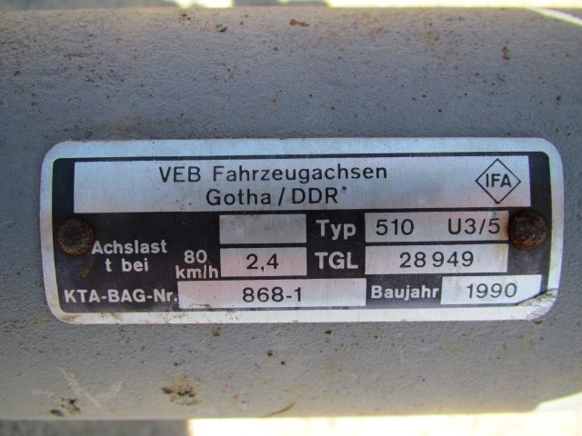 Eje y piezas para Maquinaria de construcción Gotha: foto 5