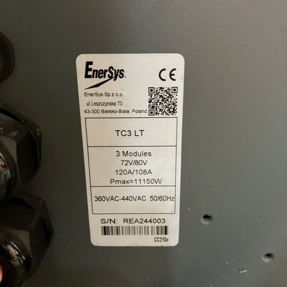 Sistema eléctrico para Equipo de manutención Hawker TC3 LT 3Modules 72V/80V/11,15KW Tech Modular: foto 6
