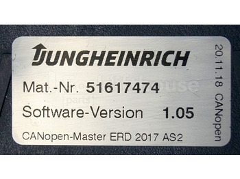 Unidad de control para Equipo de manutención Jungheinrich 51226801 Rij/hef/stuur regeling  drive/lift/steering controller AS2412 i S index C Sw 1,05 51467474 sn. S1AX10015388 from ERD220 FP year 2018: foto 3