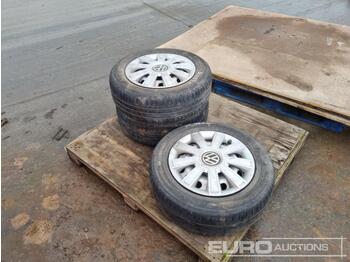  VW Caddy Van Tyre & Rim (3 of) - Neumático