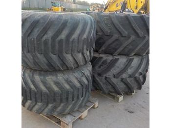  710/60R30 (2 of), 710/45R22.5 (2 of) Tyre c/w New Holland Rim - 54217 - Neumáticos y llantas