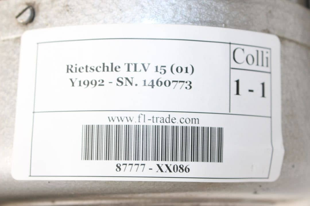 Piezas de recambio para Máquina de impresión Rietschle TLV 15 (01): foto 6
