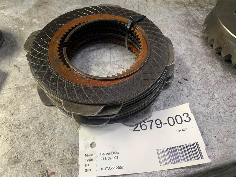 Piezas de freno para Maquinaria de construcción Spicer Dana 211 / 52 - 003 - Brake disc/Bremsscheibe: foto 2