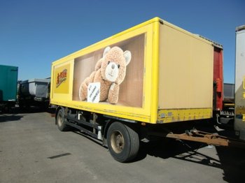 Remolque caja cerrada Baranyai Anhängewagen Kofferaufbau mit Hebebühne Fahrschulfahrzeug: foto 1