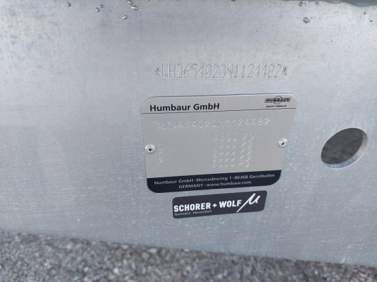 Remolque góndola rebajadas para transporte de equipos pesados nuevo HUMBAUR HS654020 BS Tiefladeranhänger mit Auffahrrampen, Verzinkt,: foto 11