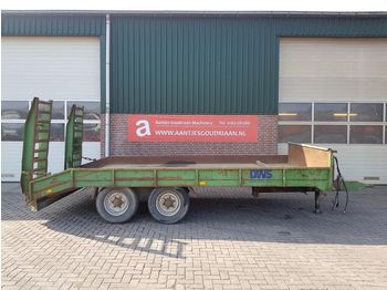 Remolque plataforma/ Caja abierta para transporte de equipos pesados Oprijwagen 8 ton: foto 1