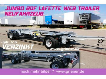 Web-Trailer JUMBO / MAXI BDF 7,15/7,45 LAFETTE 960 mm höhe  - Remolque portacontenedore/ Intercambiable