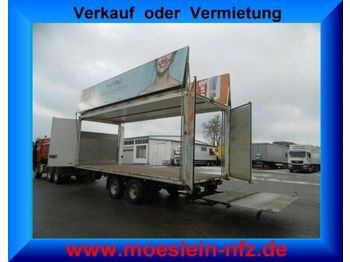 Obermaier Tandemkoffer Schwenkwand + LBW  - Remolque transporte de bebidas