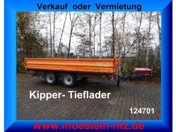 Obermaier 14 T Tandemkipper  Tieflader  - Remolque volquete