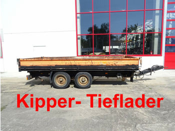 Obermaier UNTD 105A Tandemkipper- Tieflader  - Remolque volquete
