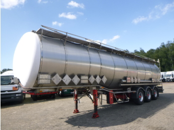 Semirremolque cisterna para transporte de substancias químicas Burg Chemical tank inox 46 m3 / 4 comp: foto 1