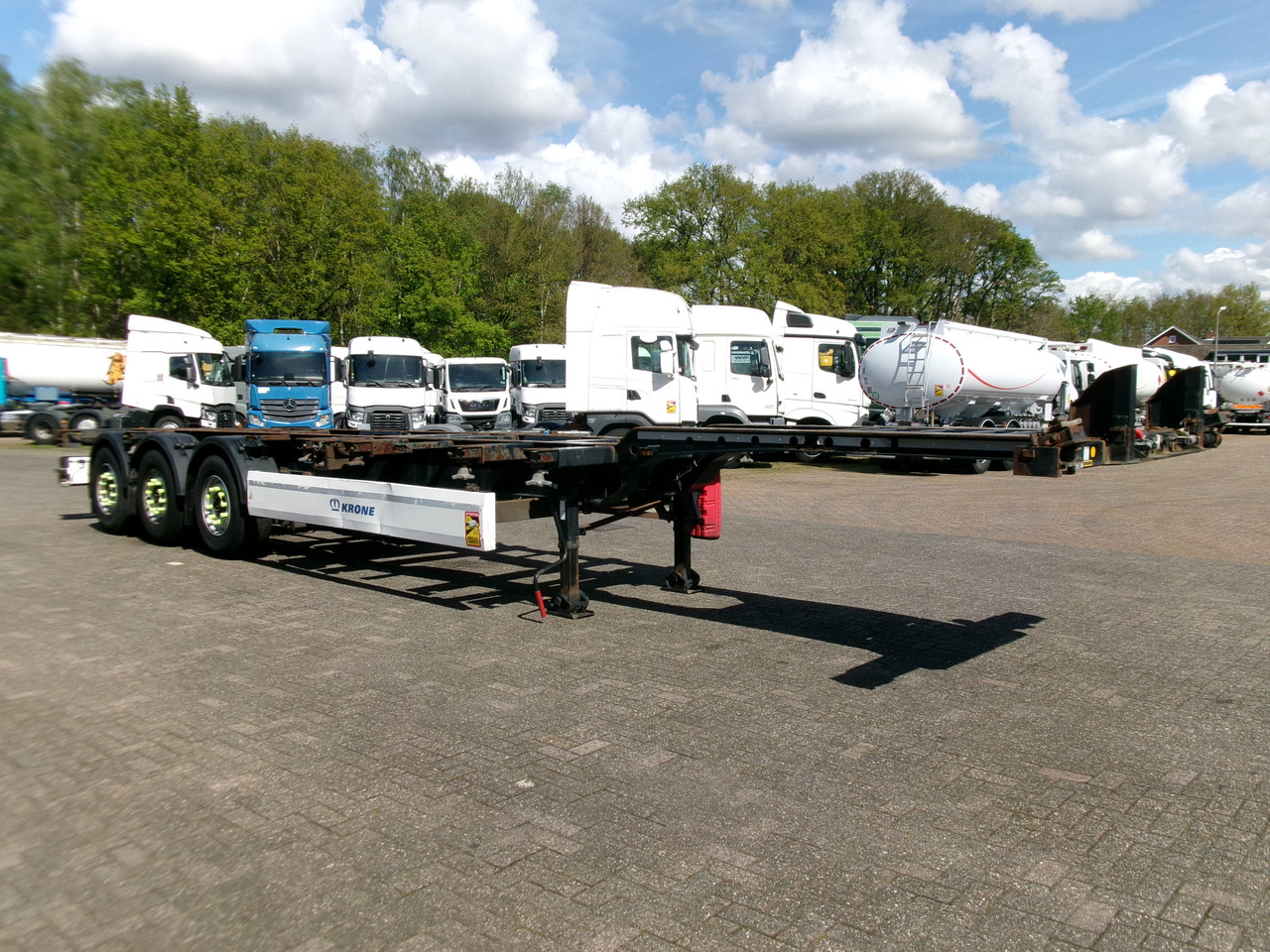 Leasing de Krone 3-axle container trailer 20-30-40-45 ft DA08LNA Krone 3-axle container trailer 20-30-40-45 ft DA08LNA: foto 2