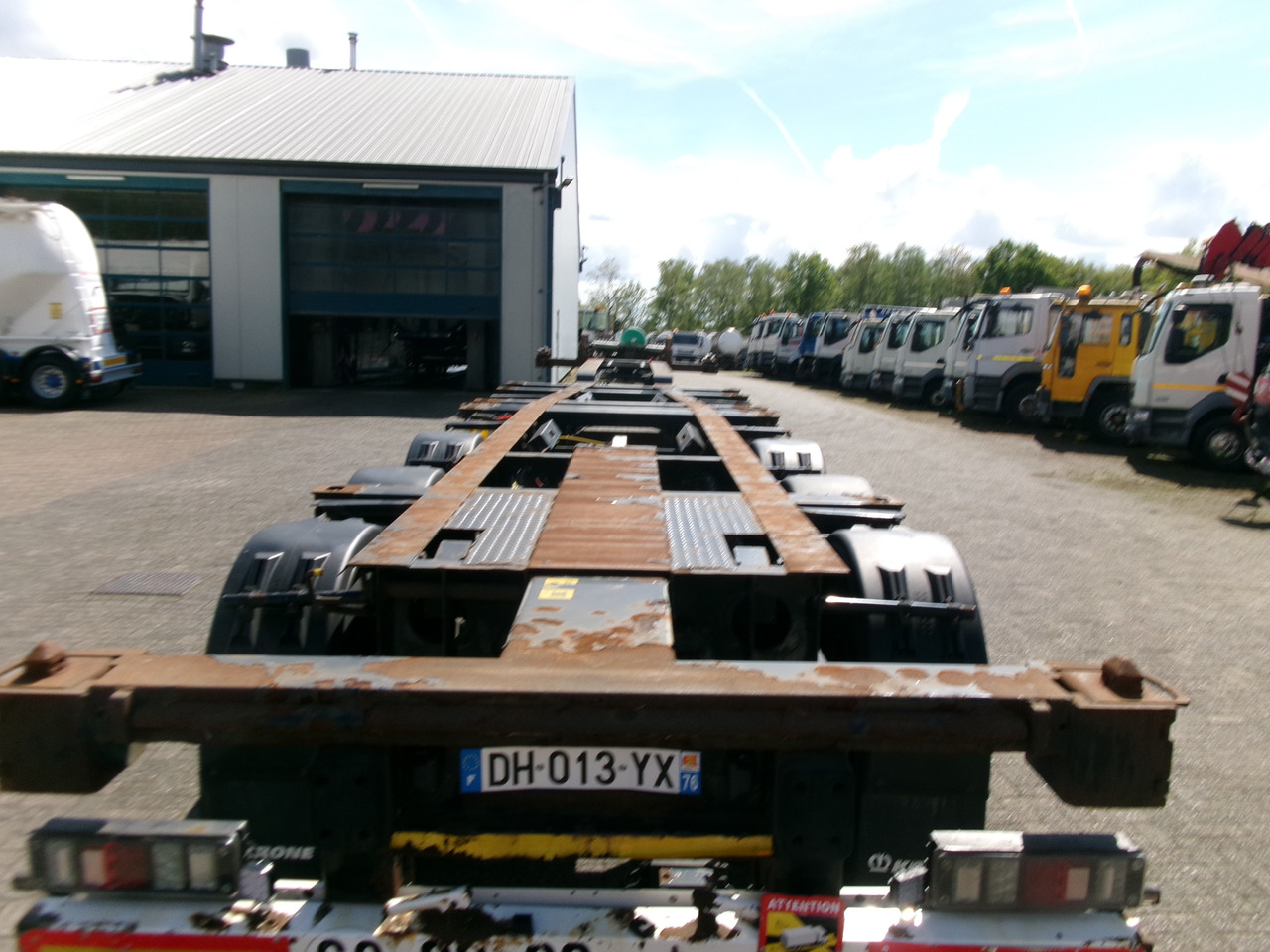 Leasing de Krone 3-axle container trailer 20-30-40-45 ft DA08LNA Krone 3-axle container trailer 20-30-40-45 ft DA08LNA: foto 7