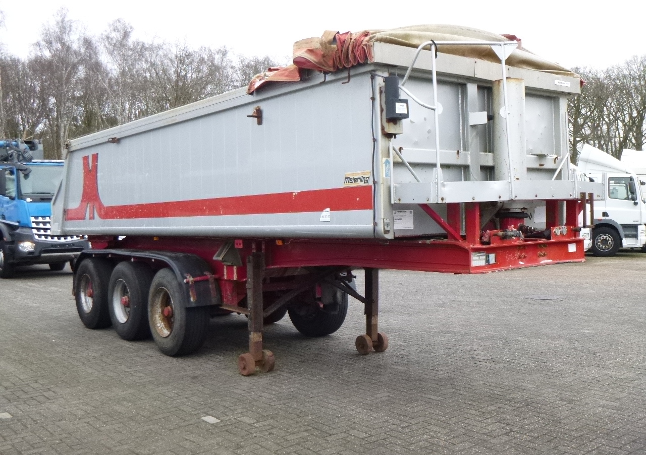 Semirremolque volquete Meierling Tipper trailer alu 21 m3 + tarpaulin: foto 2